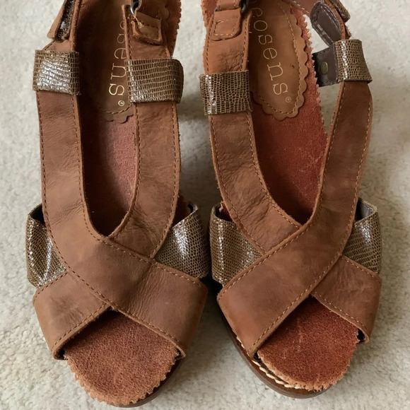 Neosens Sandals Slingback made in Spain leather straps size 36 - Picture 10 of 16